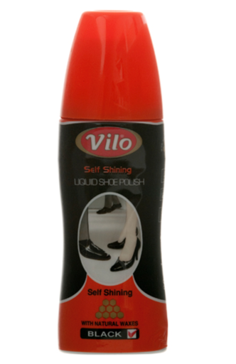 [VLB80] VILO Self Shining Liq. Shoe Polish BLACK 12/cs - VLB80