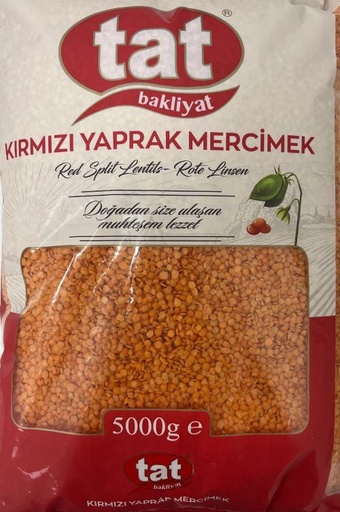 [TATB5001] TAT RED SPLIT LENTILS 5000 GR X 4/CS - TATB5001