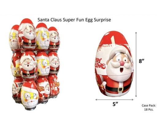 [DSY04] Santa Claus Super Fun Egg Surprise 18 Pcs. - DSY04