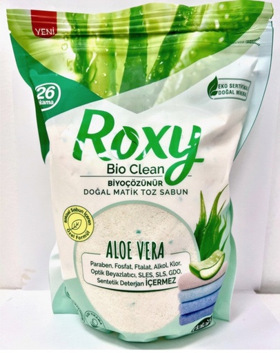 [DNRX800] ROXY BIO-CLEAN WASHING POWDER SOAP || 800 GR. X 12 || ALOE VERA - DNRX800