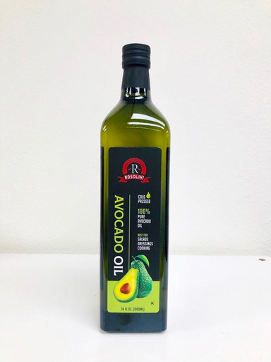 [ROS10] ROSOLINI EXTRA VIRGIN AVOCADO OIL || 34 FL OZ (1000ML) X 12 - ROS10