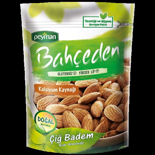 [PYM011] Peyman Bahceden Raw Almonds 150gr X 12 - PYM011