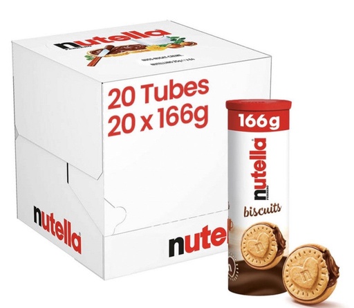 [NUT05] Nutella Biscuits 166g x 20pk - NUT05