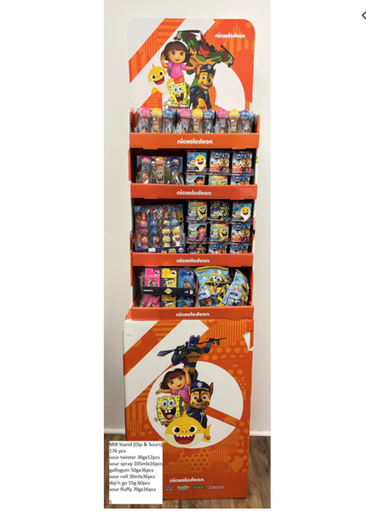 [KEN08] NICKELODEON STAND MIX 176 PCS - KEN08