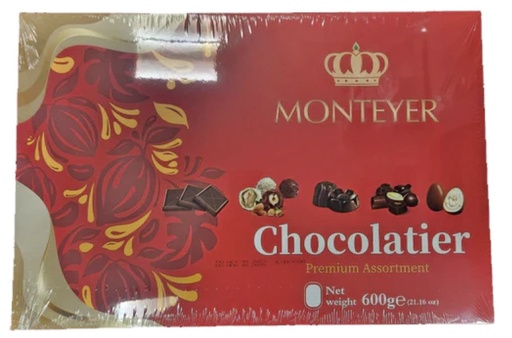 [TRF19] Monteyer Premium Assorted Chocolate Red 600G x 6 Pcs - TRF19
