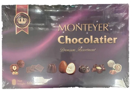 [TRF20] Monteyer Premium Assorted Chocolate Purple 600G x 6 Pcs - TRF20