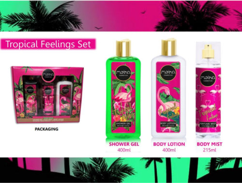 [MR103] MOIRA TROPICAL FEELINGS 3PCS GIFT SET X 6 SETS /CS - MR103