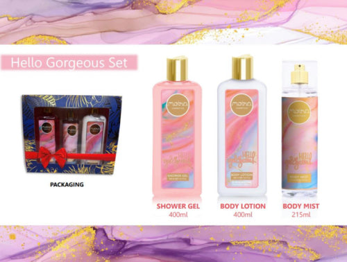[MR100] MOIRA HELLO GORGEOUS 3PCS GIFT SET X 6 SETS /CS - MR100