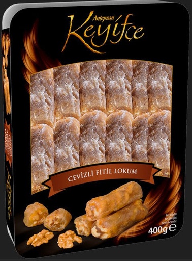[APS207] KEYIFCE TURKISH DELIGHT WITH WALNUT-ROLL 350grX12/cs - APS207