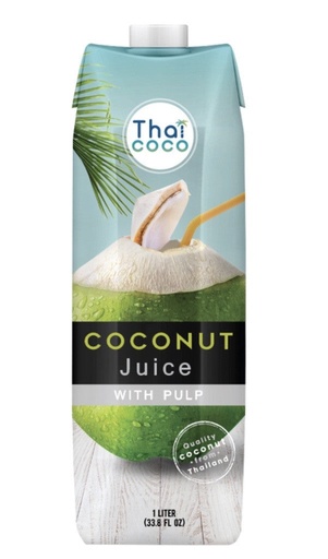 [TCW10] K- THAI COCO PURE COCONUT WATER 33.8 fl.oz X 12/cs - TCW10