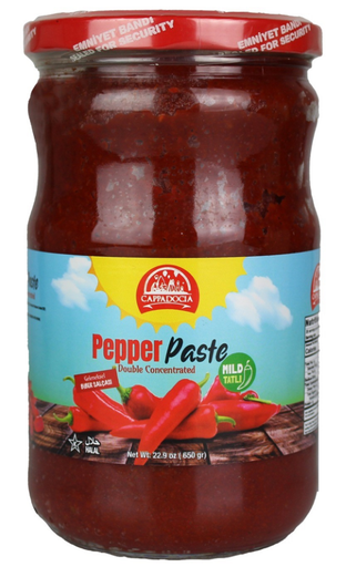 [CAP651] K- CAPPADOCIA PREMIUM MILD PEPPER PASTE 650GR (23 oz) X 12/CS - CAP651