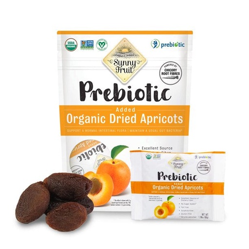 [SFO12] K - Sunny Fruit Organic 5 Pack 12 x (1.76 x 5) | PREBIOTIC APRICOT | - SFO12