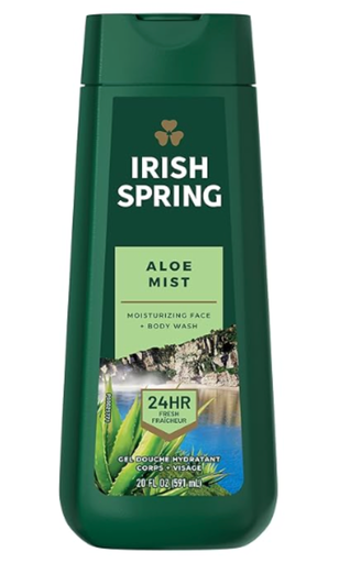 [IRBW11] IRISH SPRING BODY WASH ||20 OZ x 4|| ALOE VERA - IRBW11