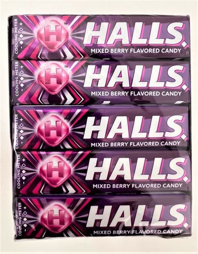 [HALL20MB] HALLS COUGH DROPS 9PCS x 20 || MIX BERRY - HALL20MB