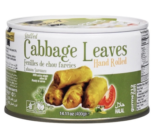 [GUR2052] GURME212 STUFFED CABBAGE LEAVES 14.11OZ CAN 12/CS - GUR2052