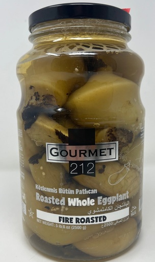 [GUR2034] Gurme212 Roasted Whole Egg Plant 4X2650cc Jar. - GUR2034