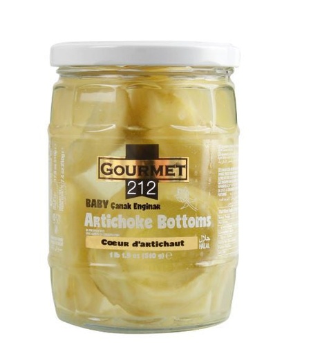 [MM00704] Gurme212 Artichoke Bottoms 12x1lb 1.9oz Jar - MM00704