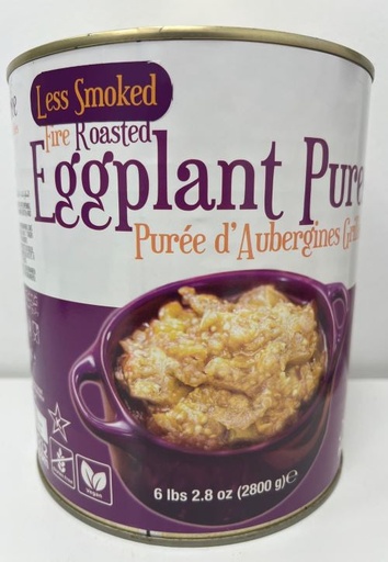 [MM00401] Gourmet212 Roasted Eggplant Puree Less Smoked 6xA10 Tin - MM00401
