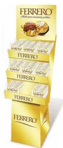 [FR96] Ferrero Rocher Hazelnut Chocolates Floorstand Display 96/3ct (255) - FR96