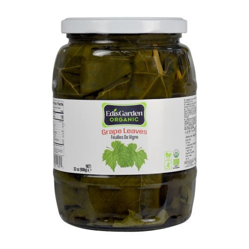 [MM00418] Edis Garden Organic Grape Leaves 32oz 12/CS - MM00418