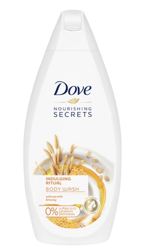 [OVBW129] DOVE BODY WASH 12 X 17 OZ || INDULGING OAT & HONEY RITUAL - OVBW129