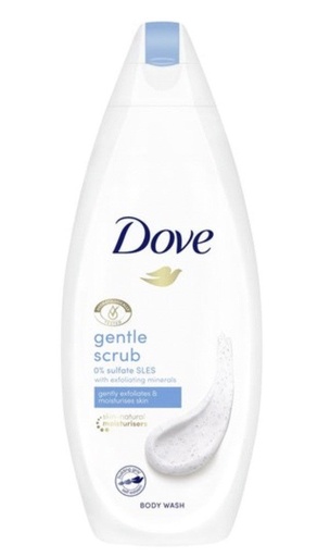 [OVBW131] DOVE BODY WASH 12 X 17 OZ || GENTLE SCRUB - OVBW131