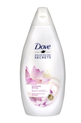 [OVBW120] DOVE BODY WASH | GLOWING RITUAL | LOTUS FLOWER & RICE WATER | 12 X 17 oz - OVBW120