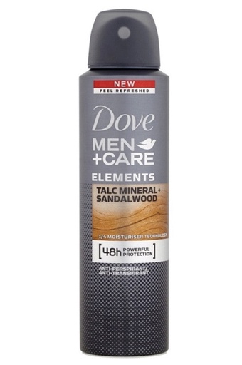 [OVD24] Dove Body Spray Men`s Talc & Sandelwood (12*150ml) - OVD24