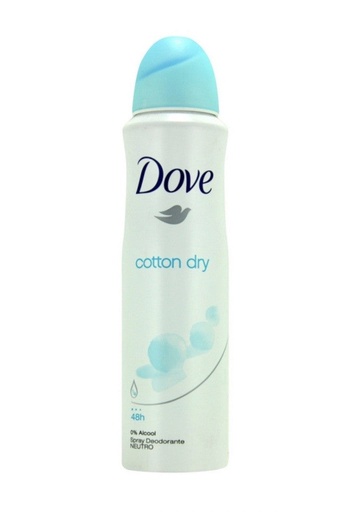 [OVD12] Dove Body Spray Cotton Dry (12*150ml) - OVD12