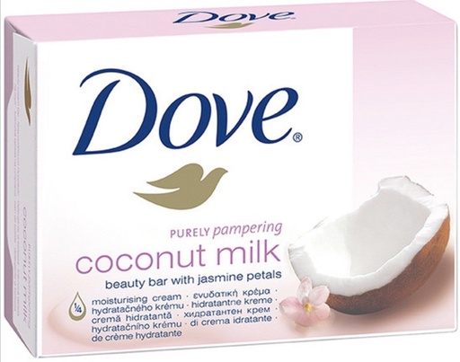 [OV109] DOVE BAR SOAP | 135G (4.76 OZ) x 48 || COCONUT - OV109