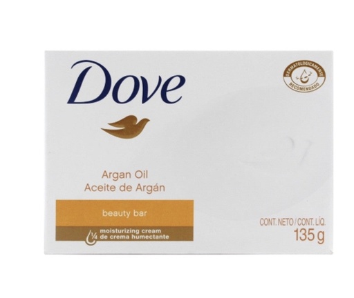 [OV112] DOVE BAR SOAP | 135G (4.76 OZ) x 48 || ARGAN OIL (CREME OIL*) - OV112