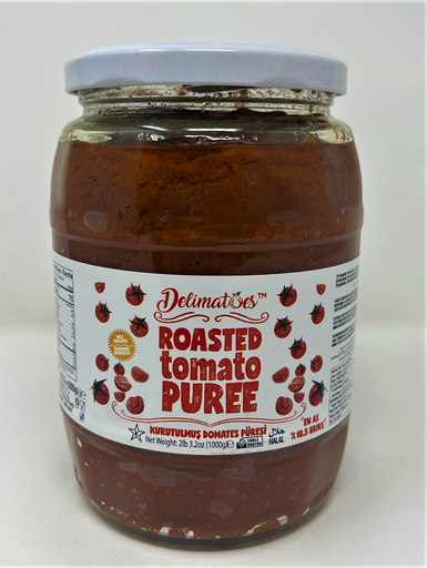 [GUR2066] DELIMATOES OVEN ROASTED TOMATOES PUREE 32OZ JAR 12/CS - GUR2066