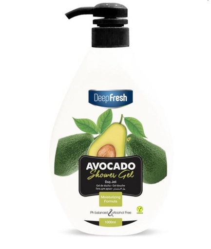 [DF01] DEEPFRESH SHOWER GEL || 34 OZ x 12 || AVOCADO - DF01