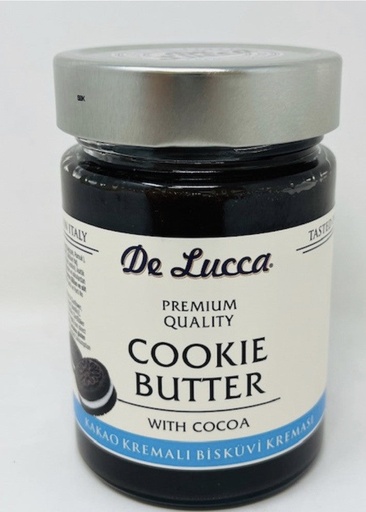 [LN40] DE LUCCA | 12.3OZ (350GR ) x 9 | COOKIE BUTTER WITH COCOA | - LN40