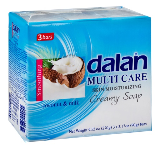[DN60196] Dalan COCONUT & MILK Soap 3.5 oz. X 3 24/cs (B) - DN60196