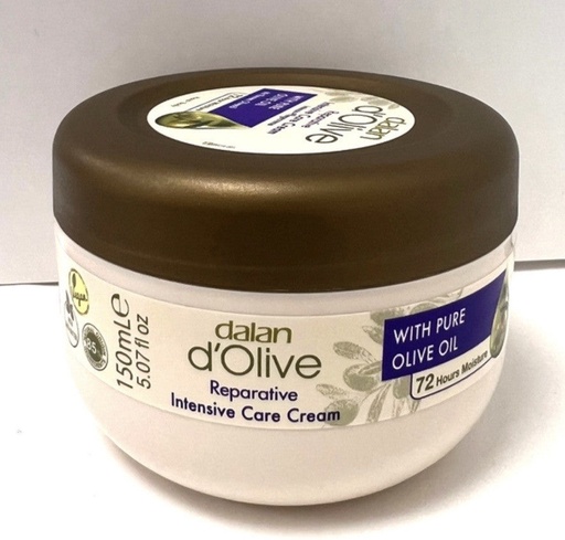 [DO90211] D'Olive Olive Oil Intensive Cream In Jar 150ml X 24/CS - DO90211