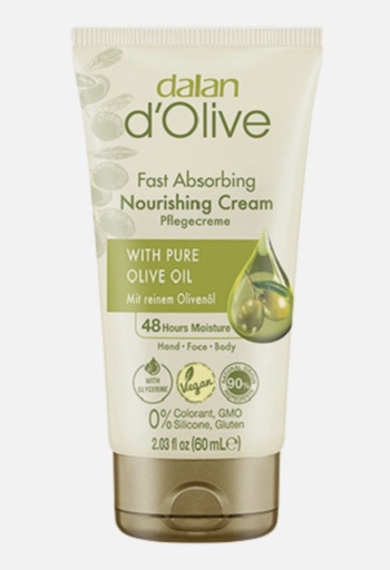 [DO90212] D'OLIVE Nourishing Hand & Body Cream Olive Oil 60 ml X 24/CS - DO90212