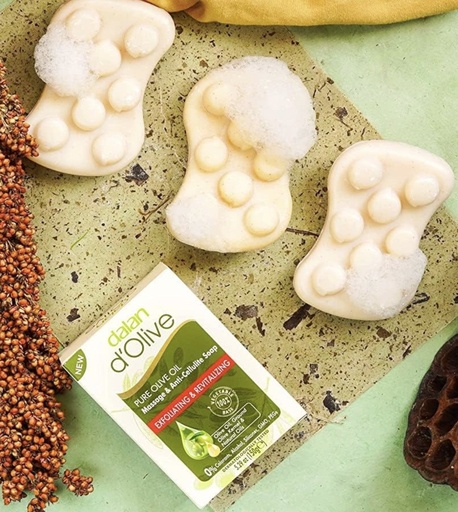 [DO90110] d'Olive MASSAGE & CELLULITE Soap | 5.3oz(150g) x 24 | NEW | - DO90110