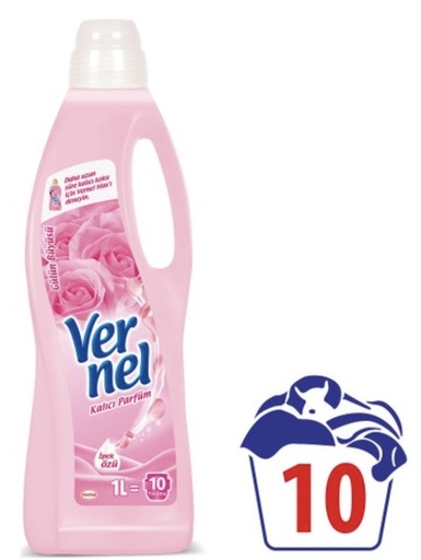 [HLTD74] VERNEL FABRIC SOFTENER ROSE THERAPHY 1 LT (34 FL.OZ) *12 - HLTD74