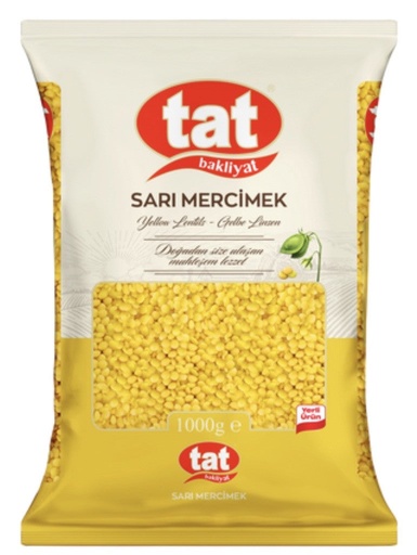 [TATB1010] TAT YELLOW LENTILS 1000 GR X 15/CS - TATB1010