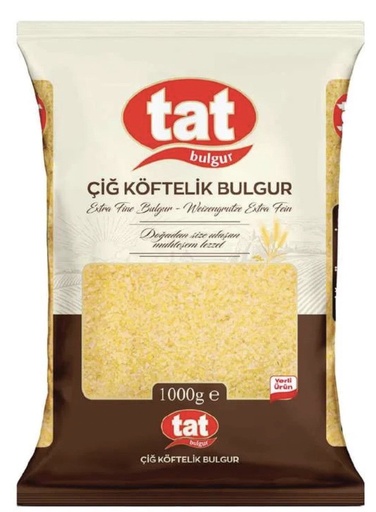 [TATB1005] TAT EXTRA FINE (CIG KOFTELIK) BULGUR 1000 GR X 15/CS - TATB1005