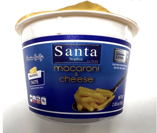 [BES07] Santa Macaroni Cheese 18 x 2.05 oz (58g) - BES07