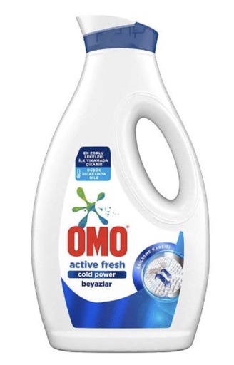 [HLTD68] OMO LIQUID LAUNDRY 1690 ML (58 OZ) ACTIVE WHITE )*6 - HLTD68