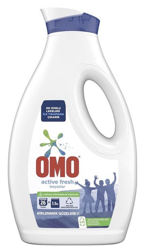 [HLTD71] OMO LIQUID LAUNDRY 1690 ML (58 OZ) ACTIVE FRESH )*6 - HLTD71