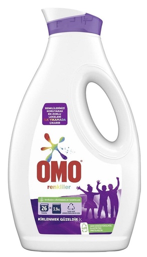 [HLTD69] OMO LIQUID LAUNDRY 1690 ML (58 OZ) ACTIVE COLORS *6 - HLTD69