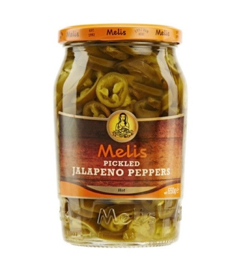 [MLS1336] MELIS PICKLED JALAPENO PEPPERS 720 ML ( 24.3 FL OZ) X 12 - MLS1336