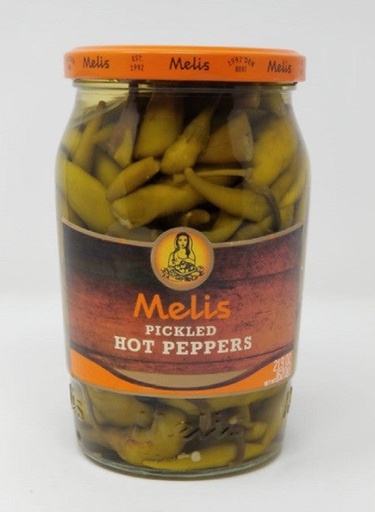 [MLS111] MELIS PICKLED HOT PEPPERS 720 ML ( 24.3 FL OZ) X 12 - MLS111