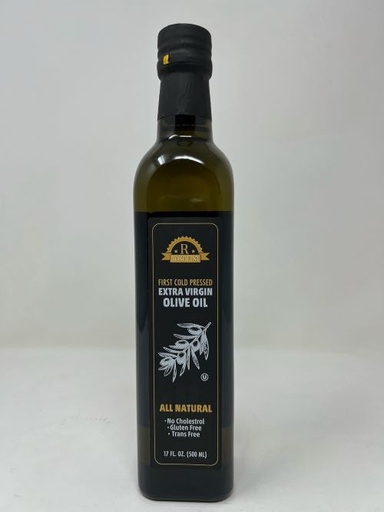 [ROS12] K- ROSOLINI GOLD || Extra Virgin Olive Oil 17 fl oz (500ml) x 12 | NEW - ROS12