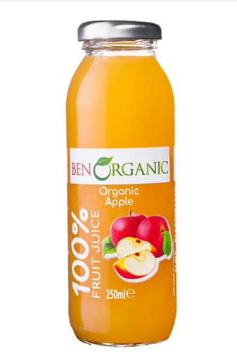 [BO200] K- BEN ORGANIC APPLE JUICE 250 MLX 12/CS - BO200