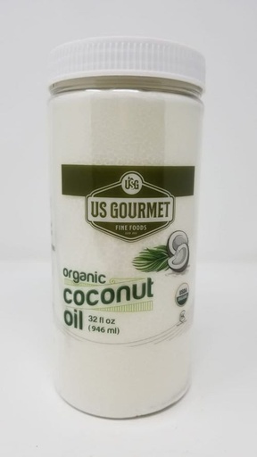 [USGC32] K - US GOURMET ORGANIC COCONUT OIL || 6 x 32 OZ (946ML) - USGC32